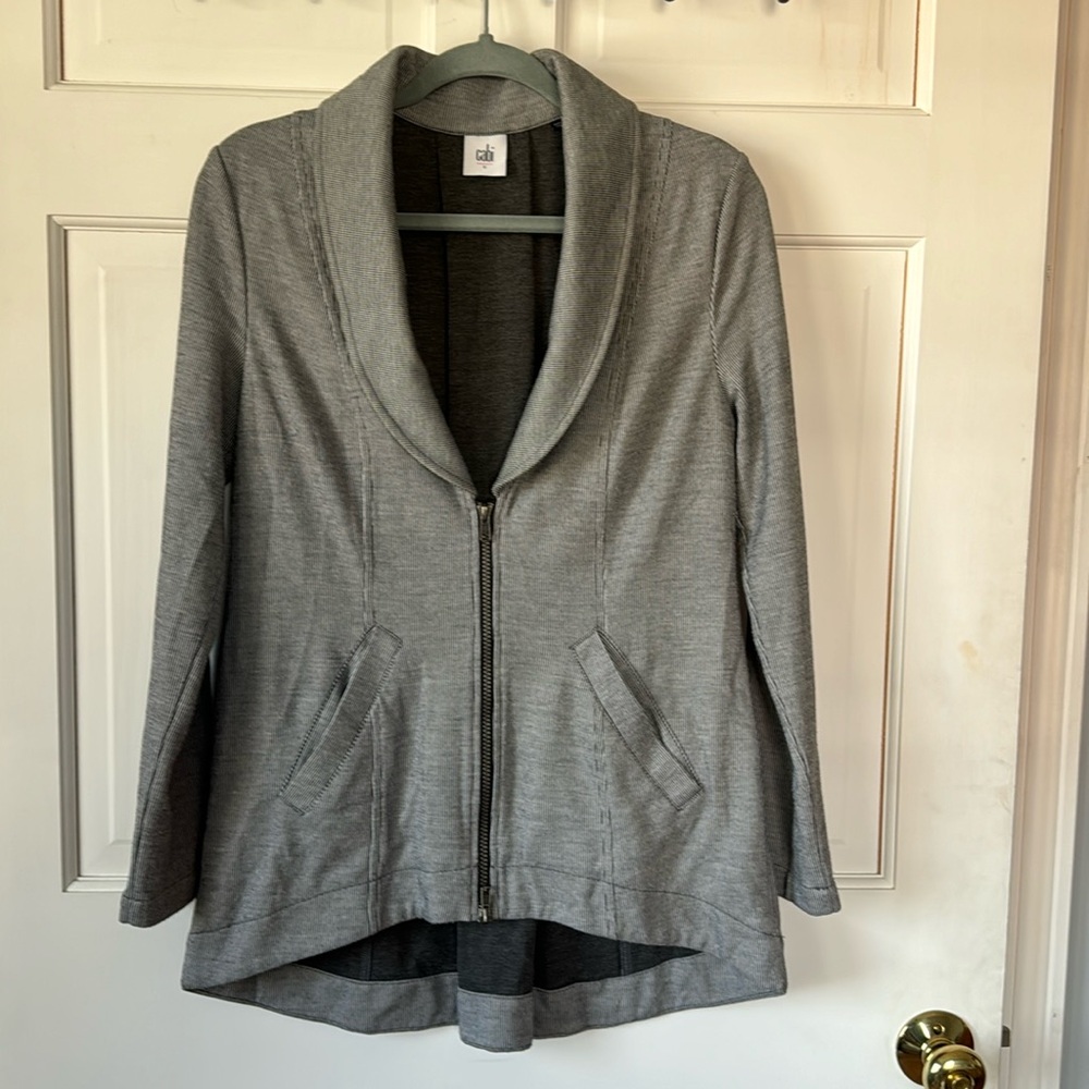 Cabi Stylish Jacket With Zipper Details Size S